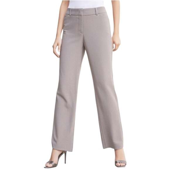 Apostrophe Beige Wide Leg Pants Size 8 Petite - Picture 5 of 10